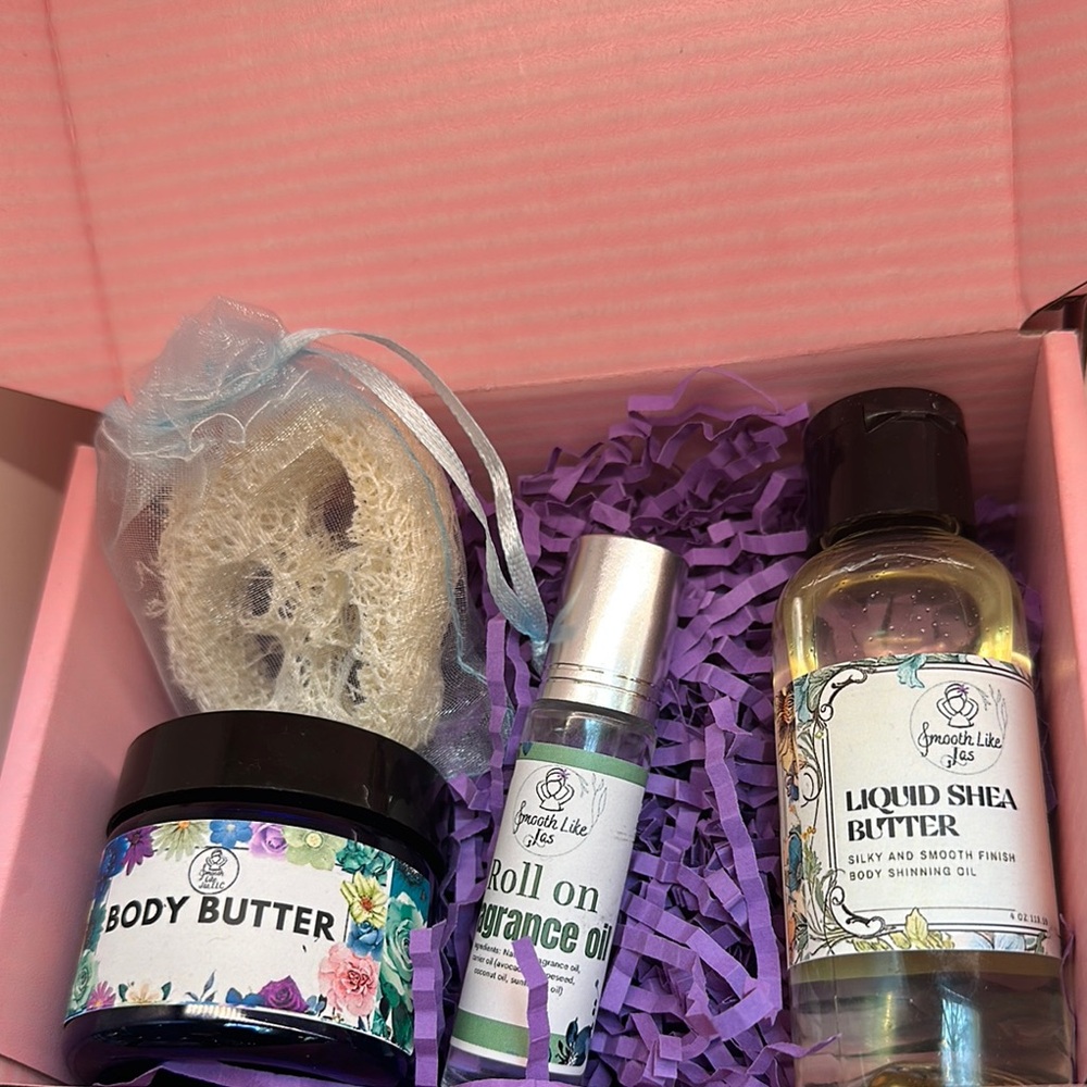 Body Care Set - Pink and Black